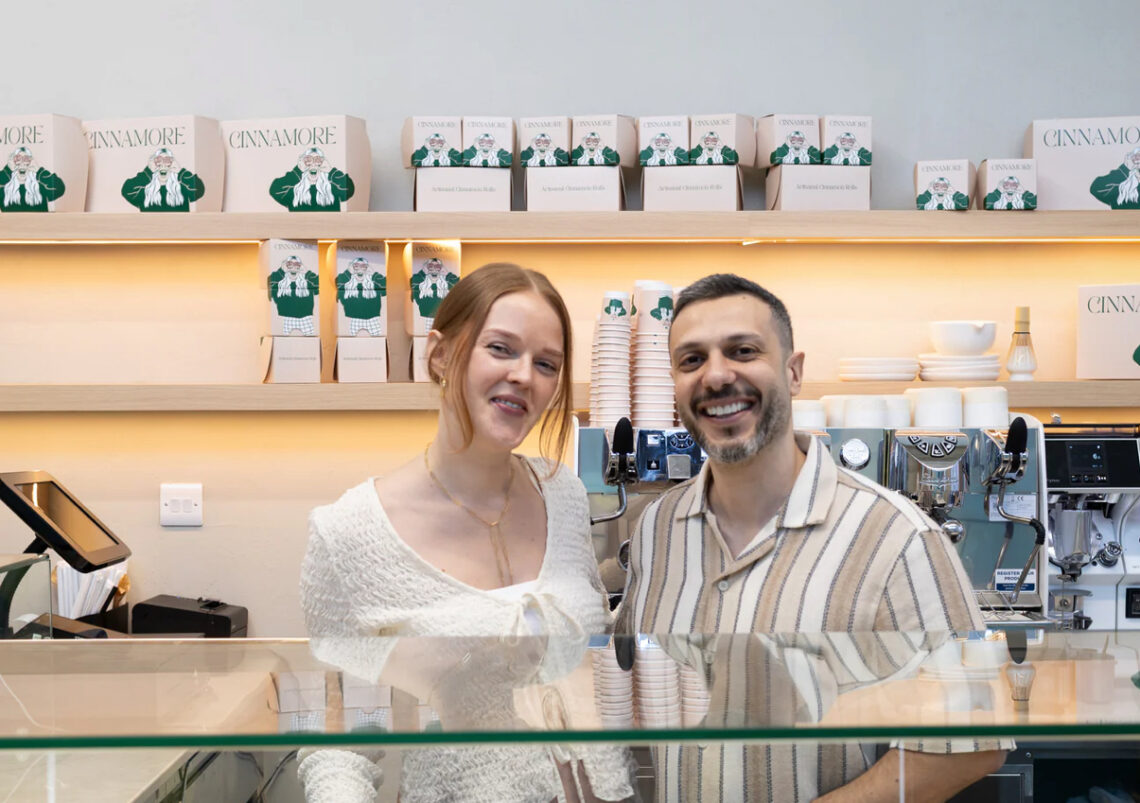 Maria Frantzen, founder of Cinnamore, with her husband Sami Al Moustafa - Supplied Image