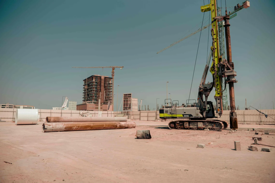 Ongoing piling and shoring works at Bonds Avenue Residences - Supplied Image
